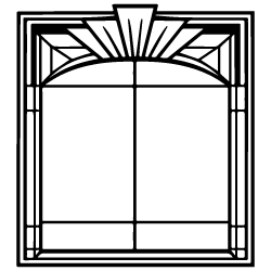 Art Deco window icon